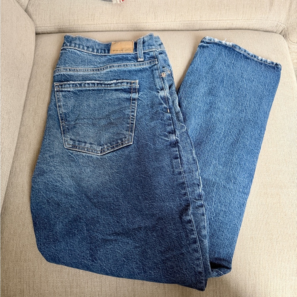 American Eagle Outfitters Super High-Rise Straight Jeans